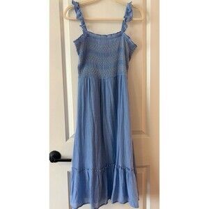 AUW smocked midi sundress LG